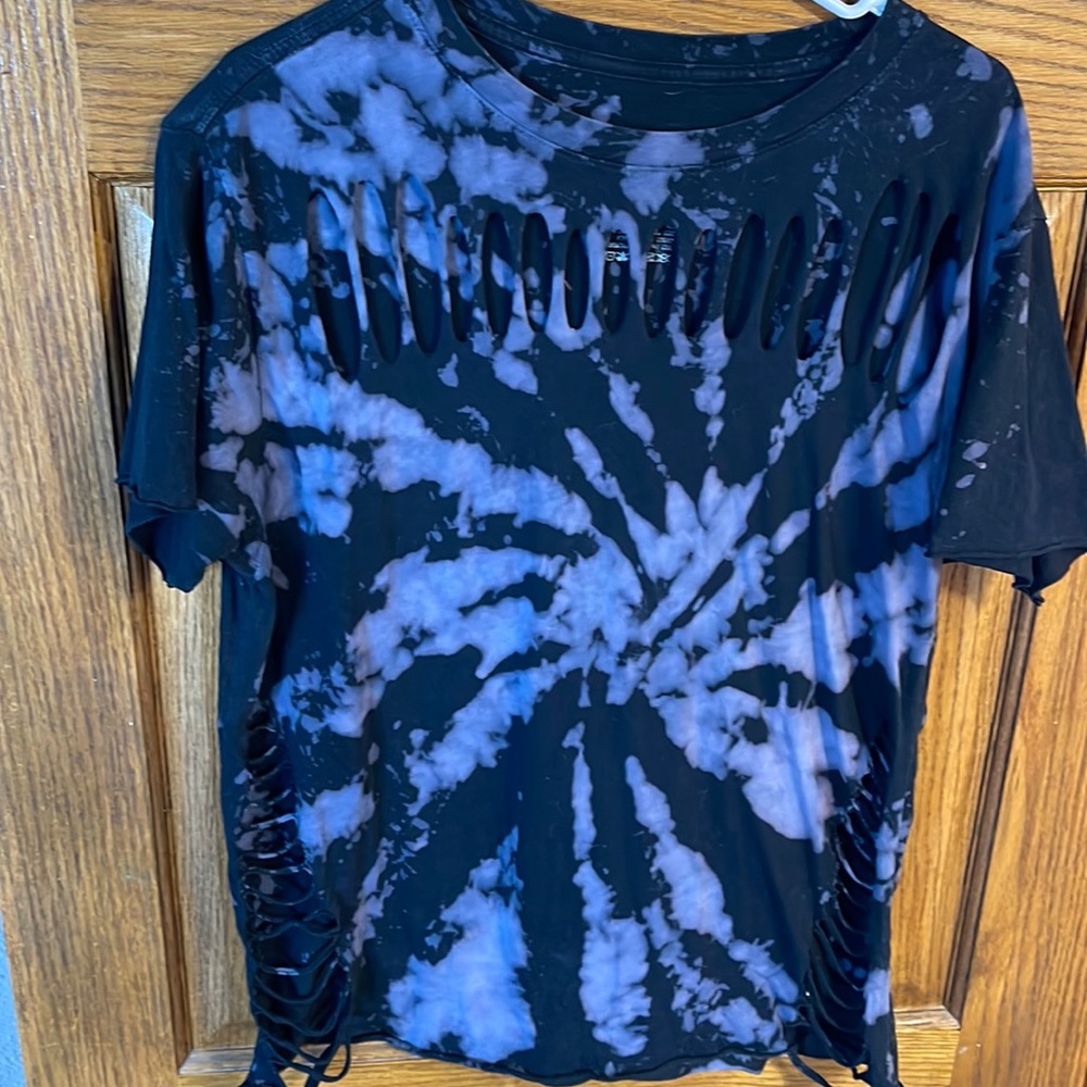 Affliction large cut out top